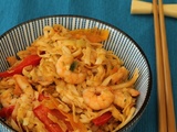 Yakisoba aux crevettes