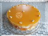 Entremets pêches abricots