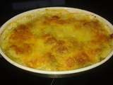 Gratin de ravioles et courgettes