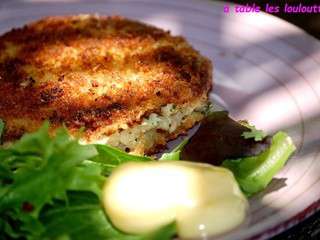 Crab cakes... ou petites galettes de crabes bien croustillantes