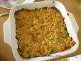 Crumble de courgettes