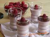 Panna cotta framboise coco