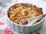 Crumble aux fruits d'automne, noix de coco et chocolat blanc