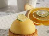 En attendant Noël # Tarte glacée au citron et perles de yuzu