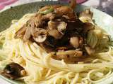 Linguine aux 3 champignons de saison - Cook'n Box