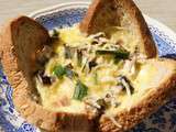 Oeuf en cocotte de pain de mie