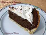 Tarte mousse au chocolat et chantilly