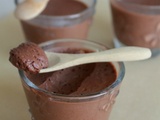 Mousse au chocolat... au jus de pois chiche