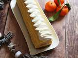 Bûche glacée mangue- coco insert pommes caramélisées { sans gluten, sans lait, sans œufs }