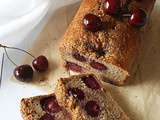 Cake aux cerises { sans gluten, sans lait, sans œufs }