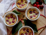 Clafoutis aux cerises sans gluten lait œuf