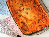 Clafoutis Bio aux poivrons,champignons, tomates cerises, ricotta, sans oeufs, gluten