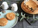 Galette des rois à la crème de pralin de courges { sans gluten, sans œufs}