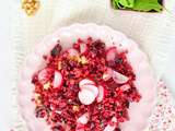 Salade de quinoa, betterave & cranberry