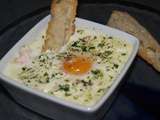 Oeufs cocotte au saumon fumé