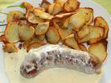 Andouillette au Brillat Savarin et chips à l'Actifry®