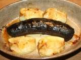 Boudin noir de Mortagne et pomme au four