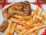 Cuisse de poulet marinée à la plancha