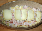 Gratin de coquillettes au bacon et Tomme de Savoie