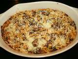 Gratin de macaroni au chili con carne