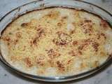 Gratin de pommes de terre au saumon