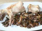 Lapin aux chanterelles et pleurotes