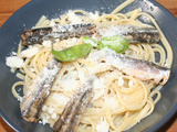 Linguine aux anchois sauce beurre aux câpres