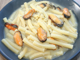 Macaroni aux moules d'Espagne à la marinière