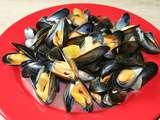 Moules au poivron et coriandre