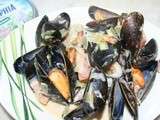 Moules de bouchots poireau et Philadephia ail & fines herbes