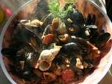 Moules et bulots au chorizo