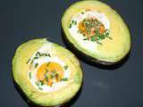 Oeuf cocotte en avocat