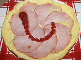 Omelette au bacon avec ou sans ketchup