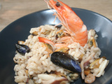 Risotto ai frutti di mare (aux fruits di mer surgelés)