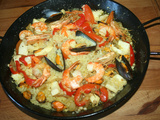 Riz au fruits de mer (paella)