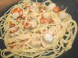 Spaghetti aux coquilles Saint Jacques