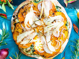 Pizza butternut, poire & romarin