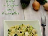 Boulgour façon risotto à la dinde et courgettes