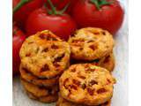 Cookies salés aux tomates séchées et chorizo