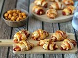 Croissants apéritifs façon pizza