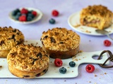 Crumbcake aux fruits rouges et chocolat blanc