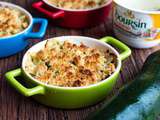 Crumble de courgettes au boursin