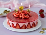 Entremets facile à la fraise