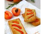 Financiers aux abricots, huile d'olive et romarin