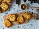 Financiers salés au chèvre et miel