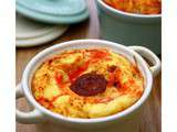 Flan aux poivrons et chorizo