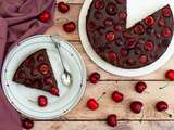 Fondant au chocolat et cerises