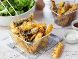 Frites de courgettes au parmesan à l'air fryer