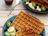 Gaufre végan - sans gluten