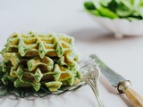 Gaufres aux épinards et parmesan